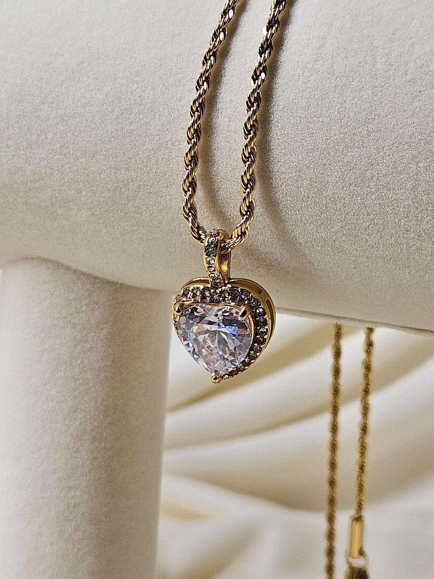Crystal Heart Necklace